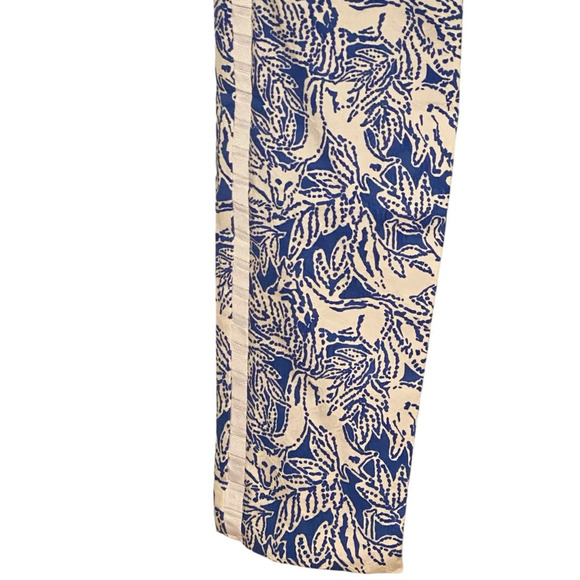 Lilly Pulitzer Kelly Skinny Ankle Dress Pants Coastal Blue White Fancy F… - Picture 6 of 16